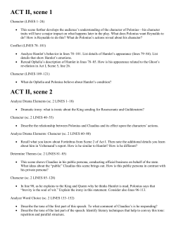 Hamlet Close Reading ACT 2 Handout