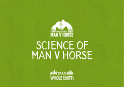 SCIENCE OF MAN V HORSE