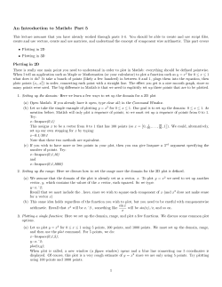 Matlab Dostert`s Introduction 5