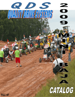 2009 MINI BAJA COMPETITION