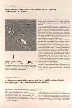 Magnetometer Survey at the Early Latene Barrow at Glauberg