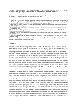 1 Genetic characterization of oropharyngeal - UCH-Ceu