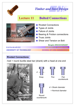 Bolted Connections