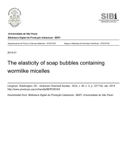 The elasticity of soap bubbles containing wormlike