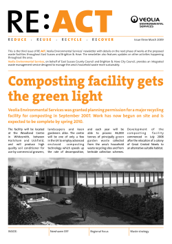 Composting facility gets the green light
