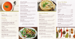 Soup Salads Savoury Bakes From The Wok