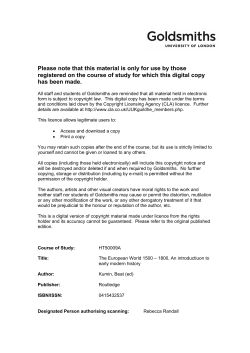 Knights M and McShane A From Pen to Print