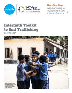 Interfaith Toolkit to End Trafficking