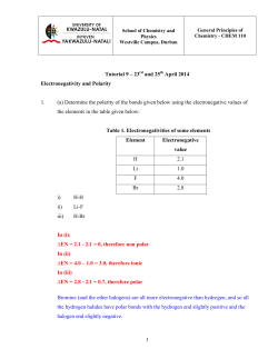 Solutions Tutorial 9