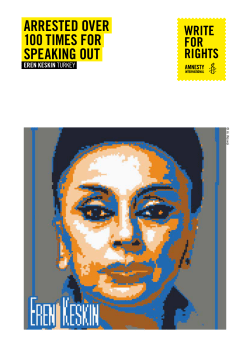 arrested over 100 times for speaking out - Write for Rights