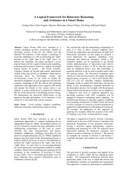 A Logical Framework for Behaviour Reasoning and Assistance in a