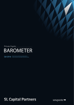 Private Equity Barometer