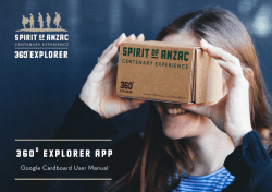 360O explorer app - Spirit of Anzac Centenary Experience