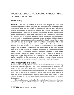 youth and vegetative renewal in ancient maya