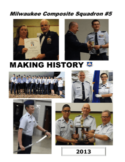 making history - Wisconsin Wing
