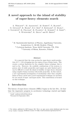 A novel approach to the island of stability of super