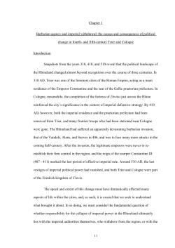Chapter 1 Barbarian agency and imperial withdrawal: the causes
