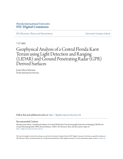 Geophysical Analysis of a Central Florida Karst Terrain using Light