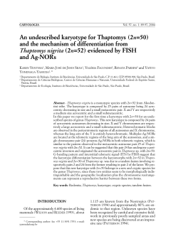 An undescribed karyotype for Thaptomys (2n=50)