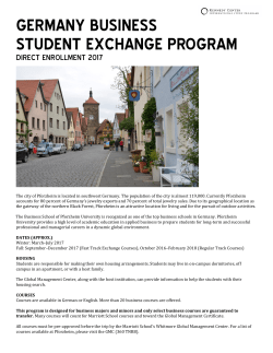 germany business student exchange program