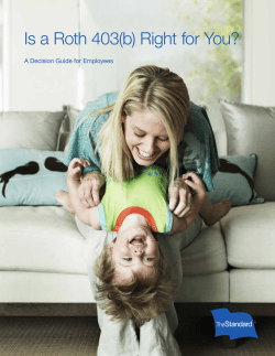 Is a Roth 403(b) Right for You?