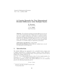 A Concise Formula for Two Dimensional Divided Differences with