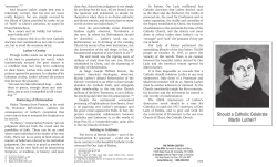Should a Catholic Celebrate Martin Luther?