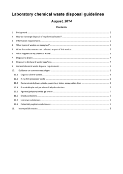 Laboratory chemical waste disposal guidelines