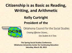 Powerpoint - Oklahoma Council for the Social Studies