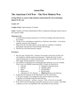 The American Civil War &ndash; The First Modern War
