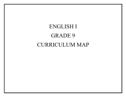 English 9 Curriculum Map - Cumberland School Department