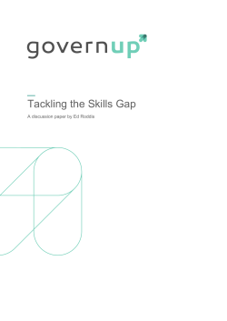 Tackling the Skills Gap