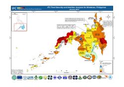 Current Acute Food Insecurity Overview in Philippines January 2013