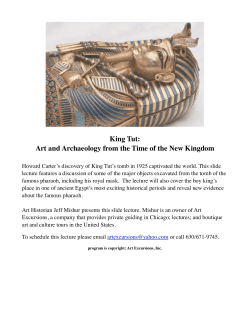 King Tut - Art Excursions