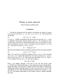 Primes in short intervals