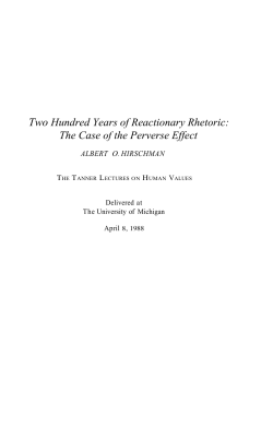 Two Hundred Years of Reactionary Rhetoric