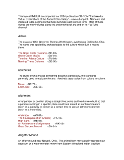 Topic Index - EarthWorks - University of Cincinnati