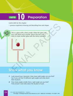 Chapter 10 - Preparation - Cambridge University Press