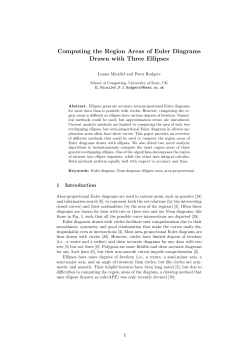 Computing the Region Areas of Euler Diagrams Drawn with Three