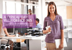 a typical day with office 365