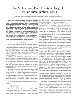 New Multi-Ended Fault Location Design for