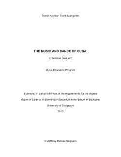 the music and dance of cuba