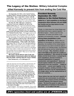 The Legacy of the Sixties: Military Industrial