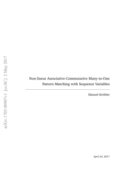 Non-linear Associative-Commutative Many-to