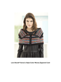 Lion Brand&reg; Vanna`s Style-Color Waves Zippered