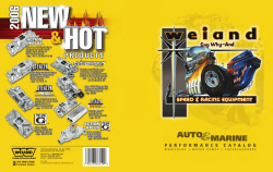 2006 Weiand catalog pages