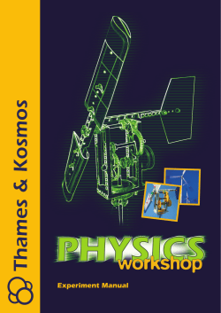 Physics Workshop Kit Manual Sample (PDF
