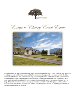 Escape to Cherry Creek Estate