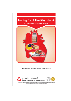 Eating for a​ Healthy Heart