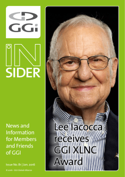 Lee Iacocca receives GGI XLNC Award